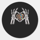 Search for hand skull stickers Heart hands