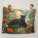 Search for black panther blankets Big cats