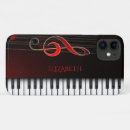 Search for treble clef iphone cases Black