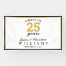 Search for anniversary wedding banners Gold