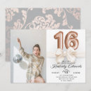 Search for rose gold balloons invitations Elegant
