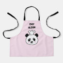 Search for pink panda aprons Bear