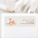 Search for fox baby shower return address labels Autumn