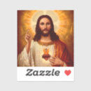 Search for jesus heart stickers Religious
