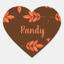 Search for brown leaf stickers Red