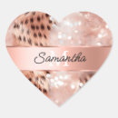 Search for leopard print monogram stickers Girly