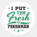Search for freshman stickers College