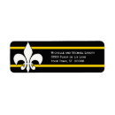 Search for gold and white return address labels Yellow