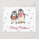 Search for merry christmas penguin postcards Winter