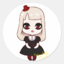 Search for cute goth stickers Girl