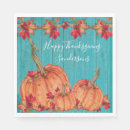 Search for teal orange napkins Rustic