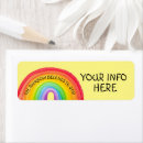 Search for belongs to return address labels Rainbow
