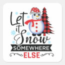 Search for somewhere stickers Let it snow