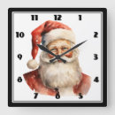 Search for santa claus clocks Holiday season