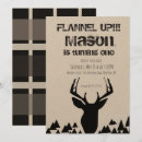 Search for flannel christmas invitations Rustic
