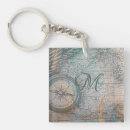 Search for vintage map key rings Compass