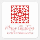 Search for vintage quilt stickers Red