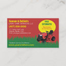 Search for lawn mower business cards Landscaping