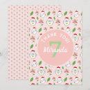 Search for cute cartoon thank you cards Green