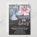 Search for country gender reveal invitations Pink bow