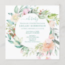 Search for watercolor wreath invitations Pink