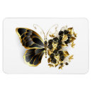 Search for butterfly on black magnets Flower
