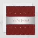 Search for red silver anniversary invitations Party
