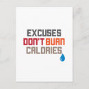 Search for no excuses postcards Motivational