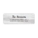 Search for wooden return address labels Simple