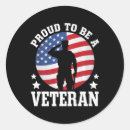 Search for proud to be a veteran stickers Red