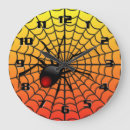 Search for creepy spider clocks Halloween