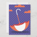 Search for rainy invitations Umbrella