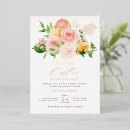 Search for gold frame baby shower invitations Floral