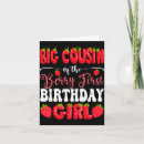 Search for strawberry birthday cards 1st