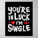 Search for funny singles posters Valentine
