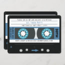Search for cassette birthday invitations Trendy