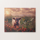 Search for highland cattle puzzles Flowers