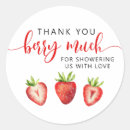 Search for strawberry thank you stickers Berry sweet