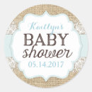Search for lace baby shower stickers Burlap