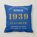 Search for blue and gold cushions Birthday