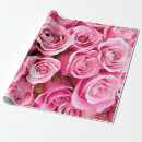Search for pink roses wrapping paper Wife