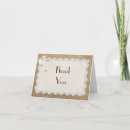 Search for burlap and lace thank you cards Elegant