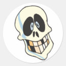 Search for funny skull stickers Pumpkin