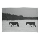 Search for white horse pillowcases Black