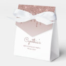Search for rose gold favour boxes Script