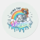 Search for living the dream stickers Rainbow