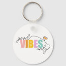 Search for good vibes key rings Cute