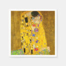 Search for famous paintings placemats Gustav klimt