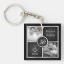 Search for silver wedding key rings Black