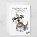 Search for schnauzer birthday cards Dog